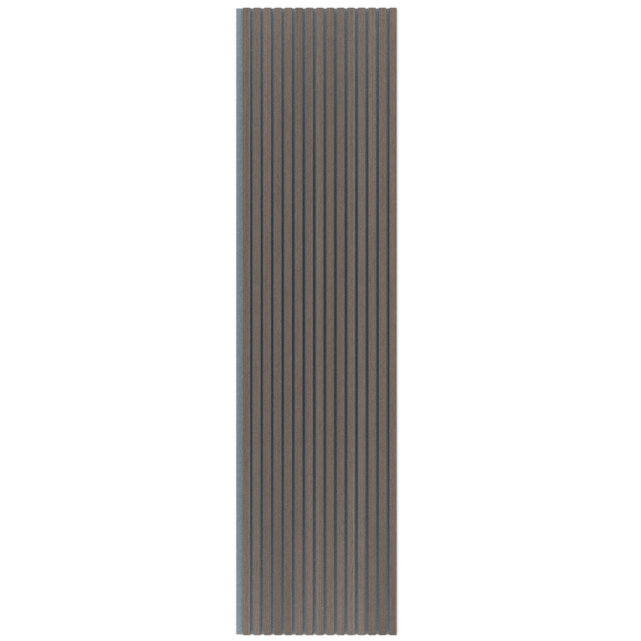 Panel Acústico Listones de Madera Enchapado Gris Lineal