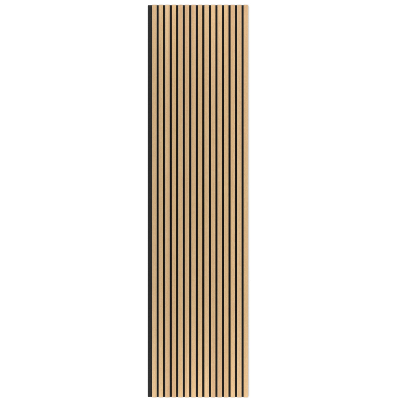 Panel Acústico Listones de Madera Enchapado Freijo