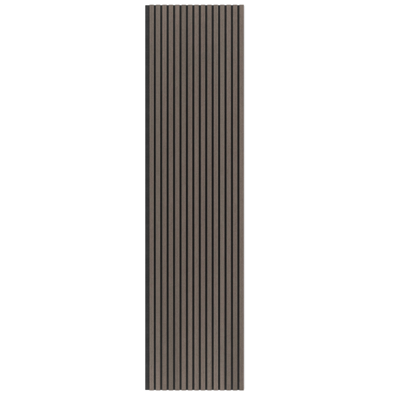 Panel Acústico Listones de Madera Enchapado Gris Lineal