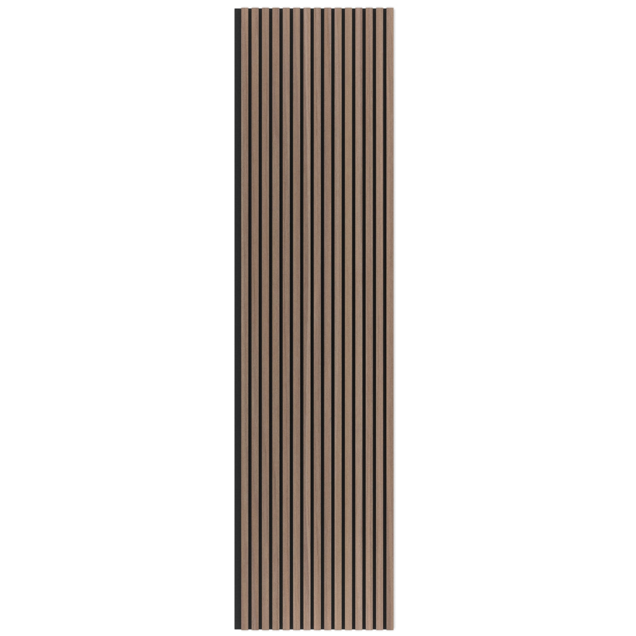 Panel Acústico Listones de Madera Enchapado Nogal