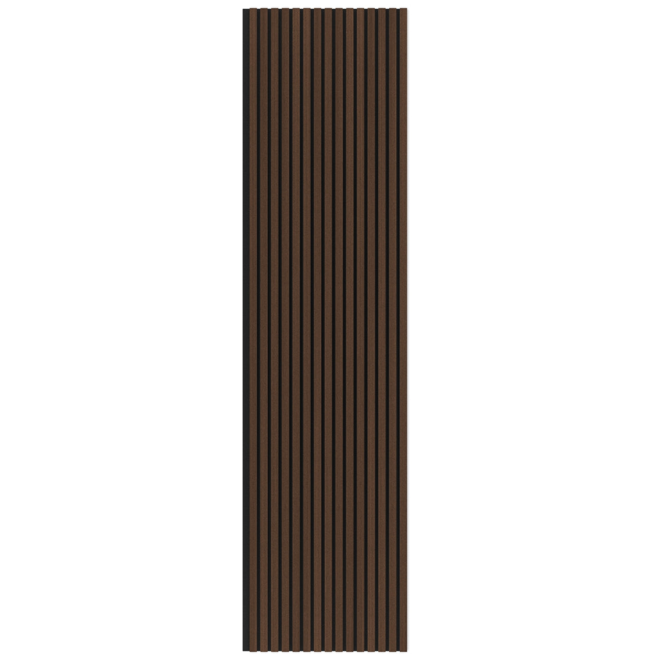Panel Acústico Listones de Madera Enchapado Wenge
