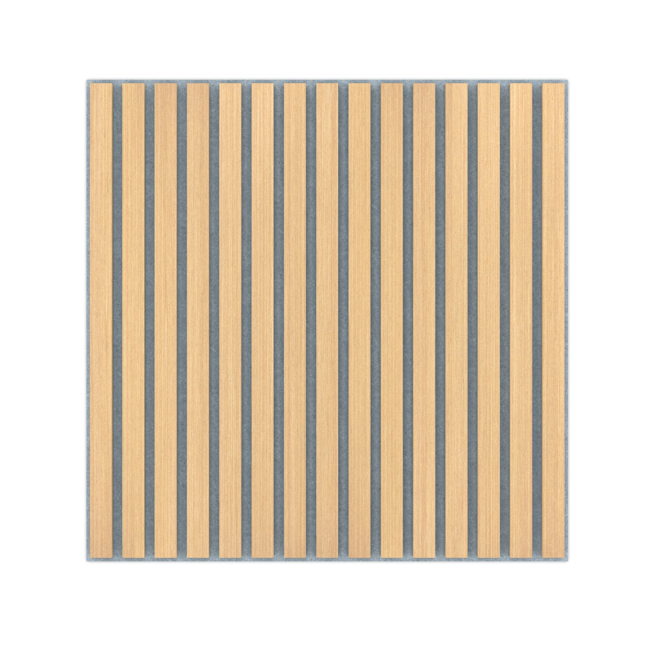 Panel Acústico Listones de Madera Enchapado Freijo 1,44 m²