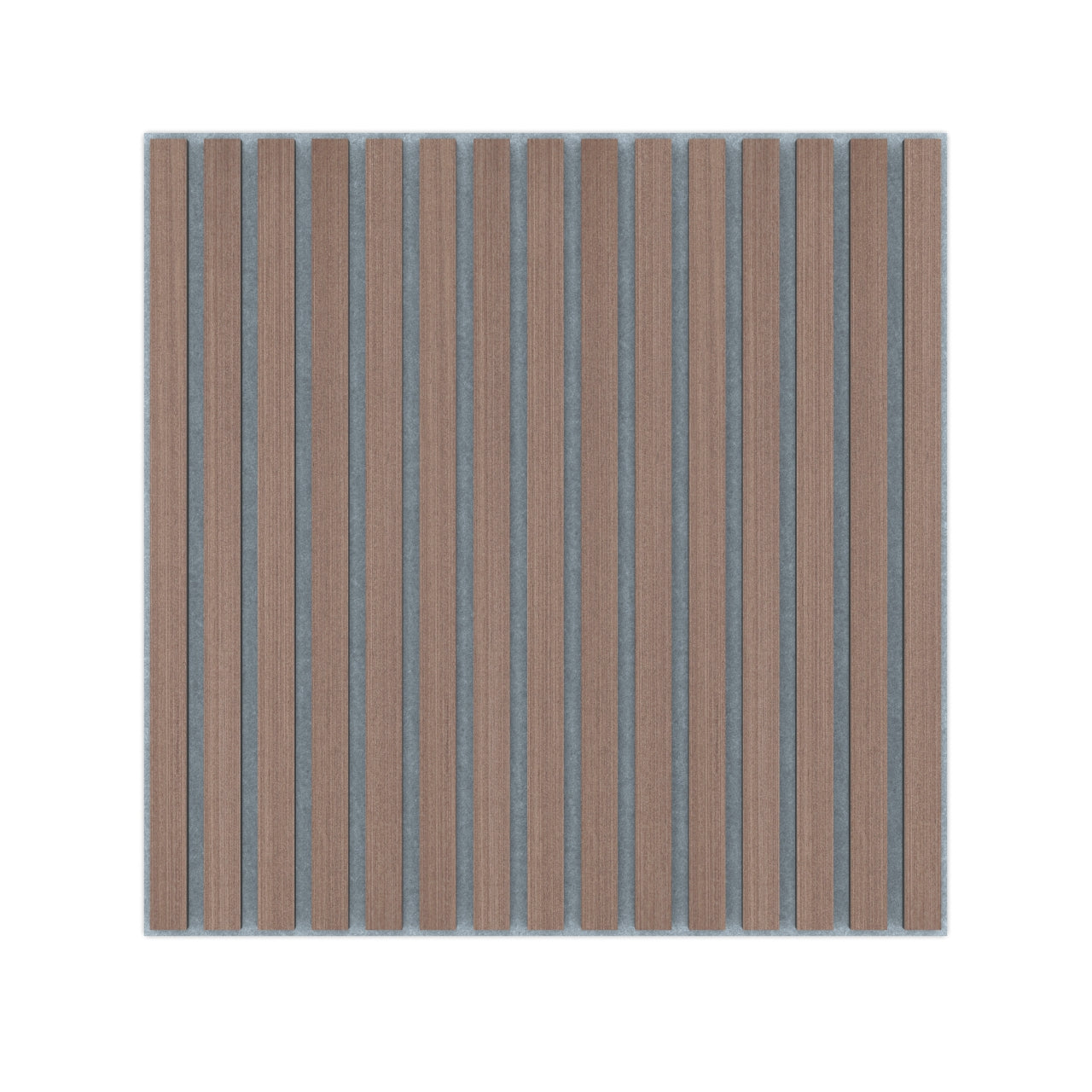 Panel Acústico Listones de Madera Enchapado Wenge 1,44 m²