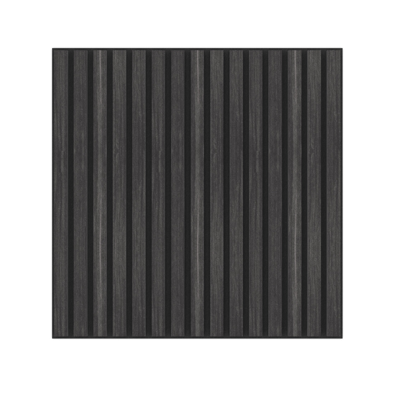 Panel Acústico Listones de Madera Enchapado Encina Negra 1,44 m²