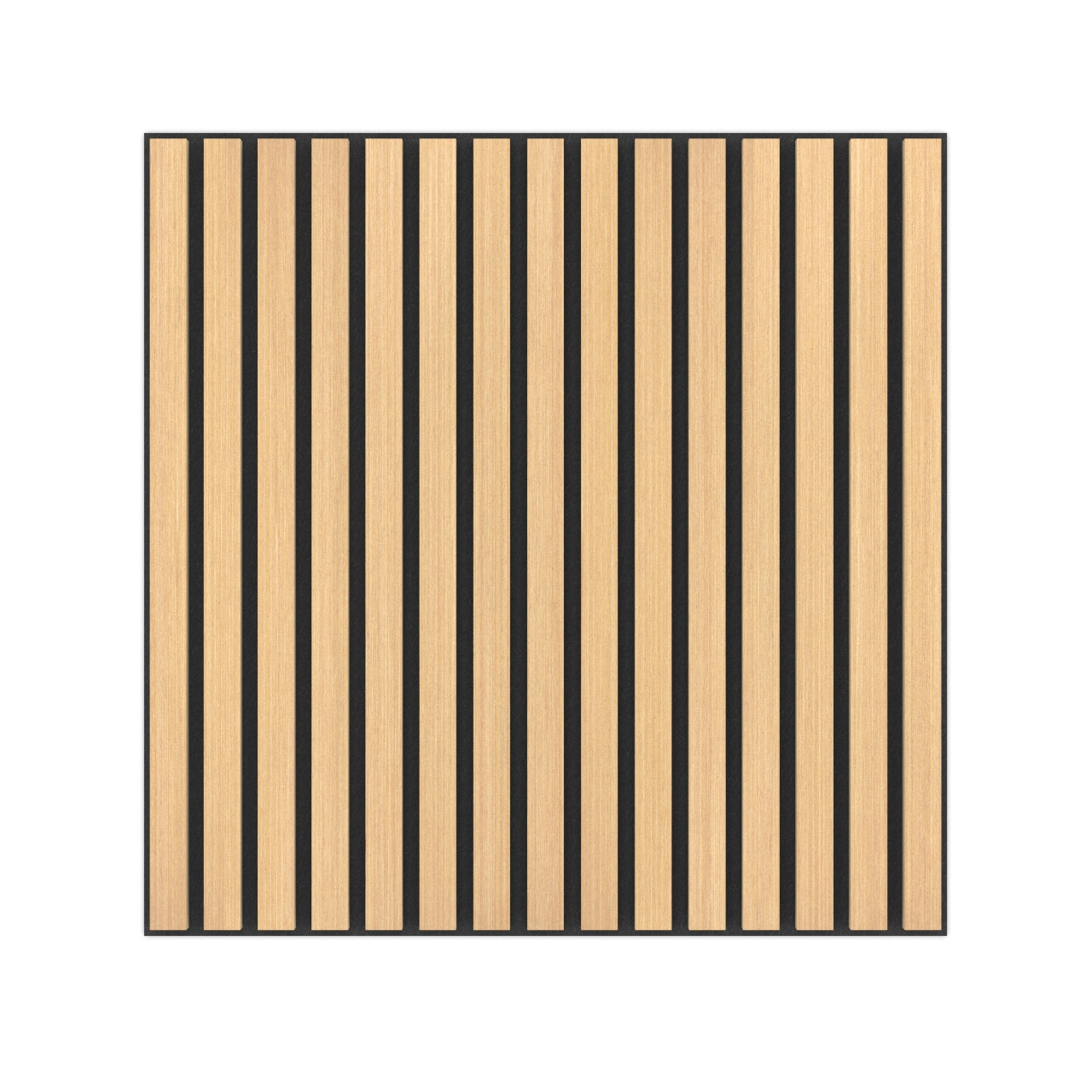 Panel Acústico Listones de Madera Enchapado Freijo 1,44 m²