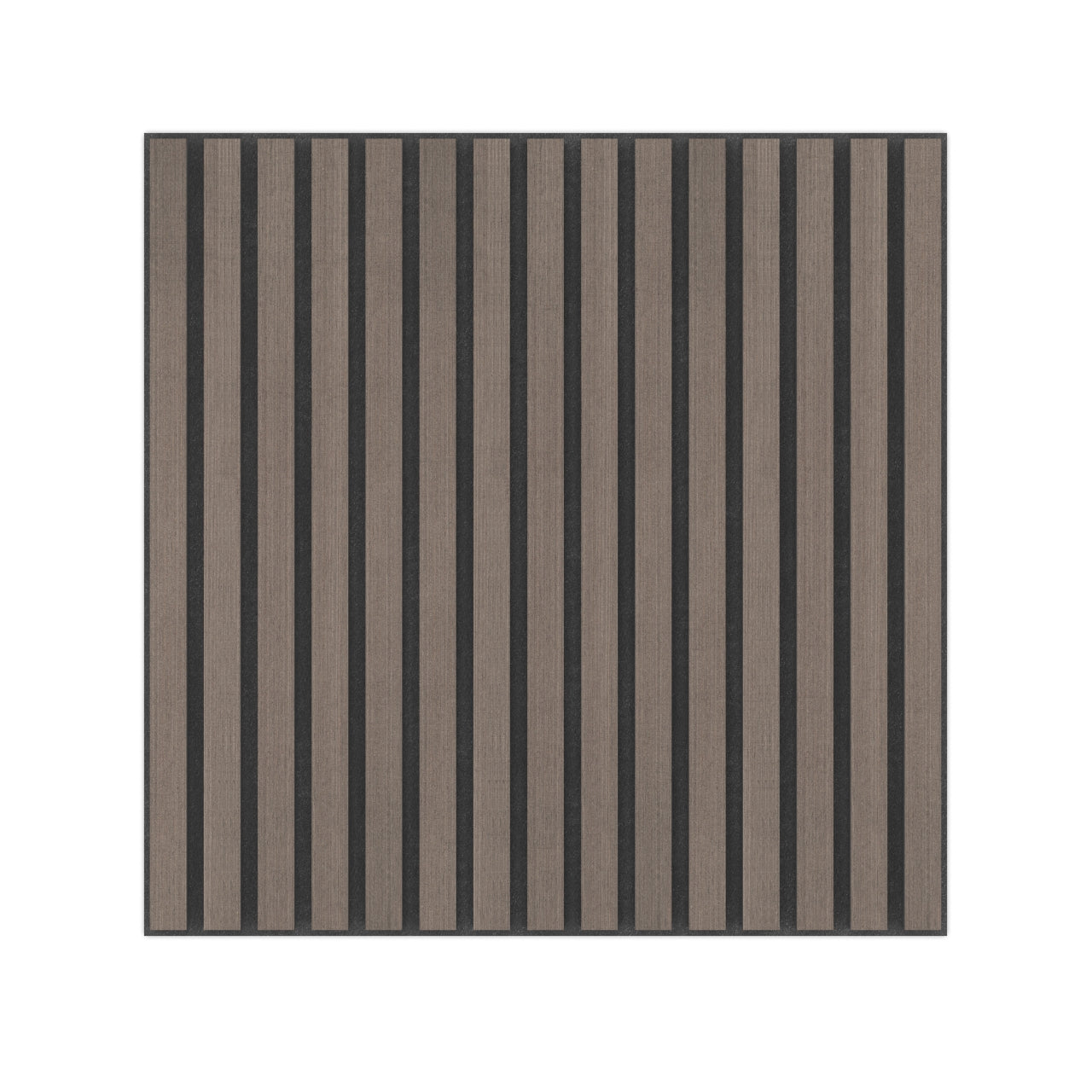 Panel Acústico Listones de Madera Enchapado Gris Lineal 1,44 m²