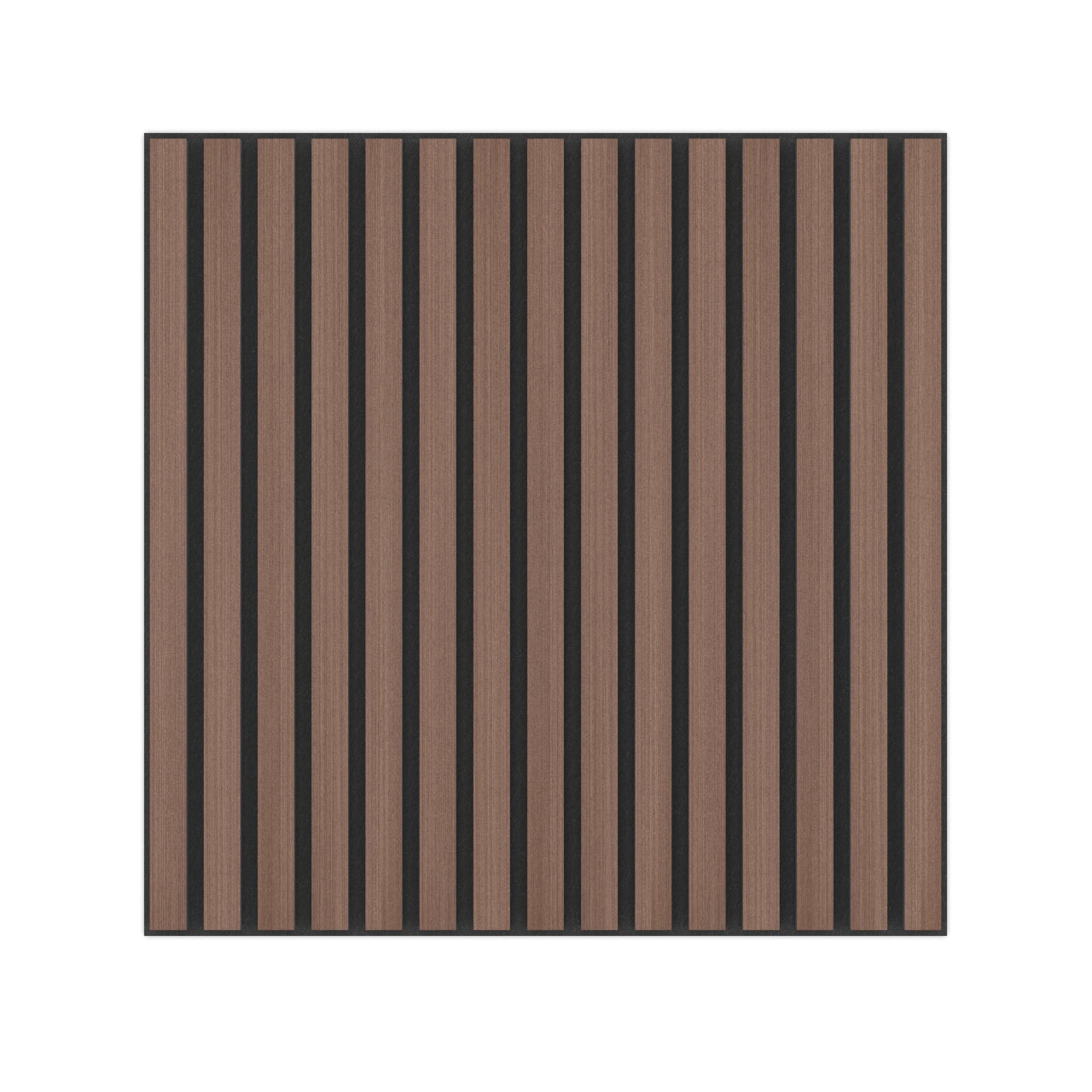Panel Acústico Listones de Madera Enchapado Wenge 1,44 m²