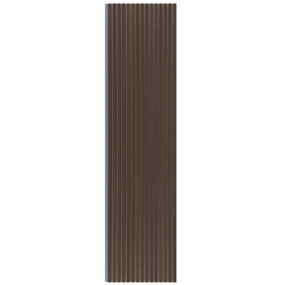Panel Acústico Listones de Madera Enchapado Wenge