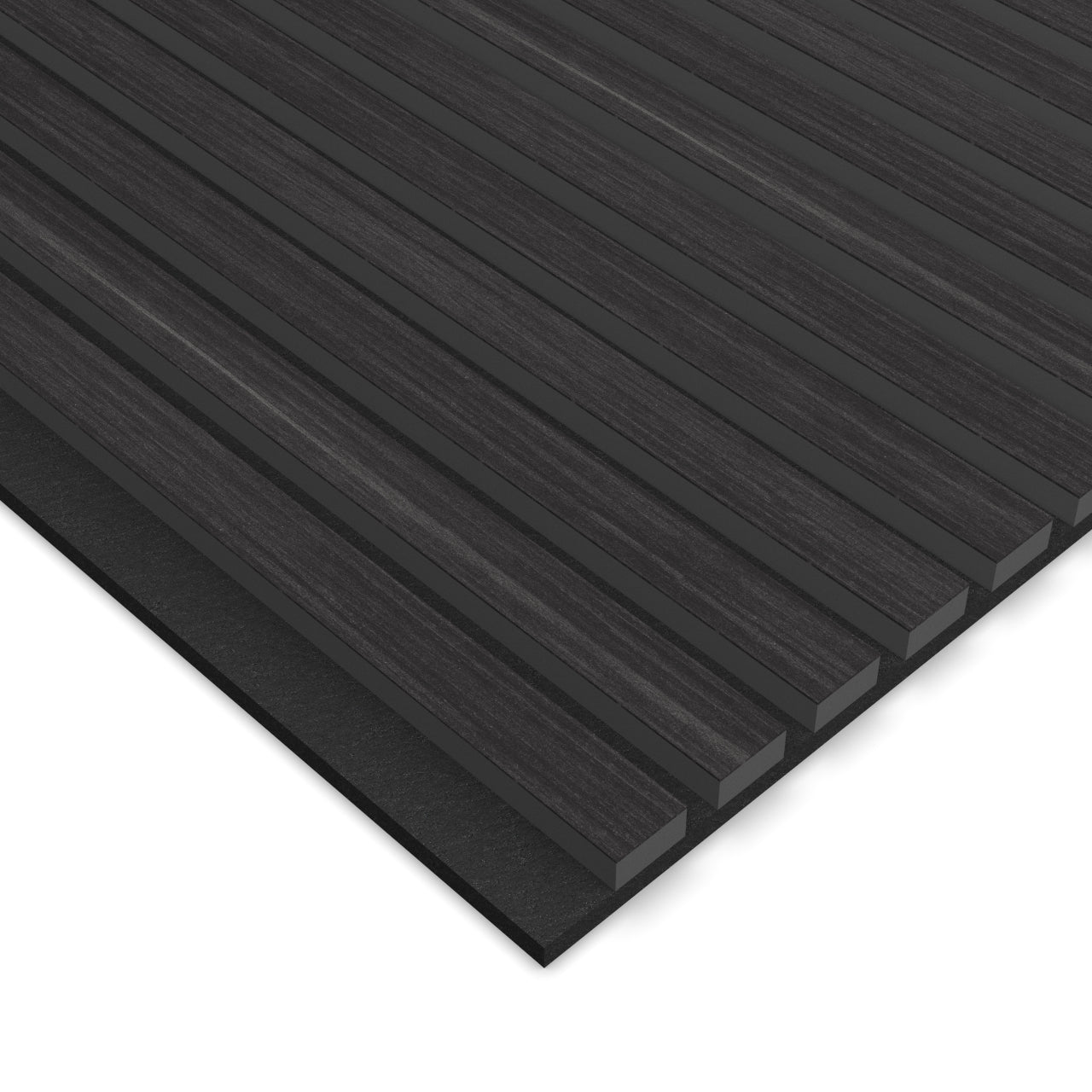 Panel Acústico Listones de Madera Enchapado Encina Negra