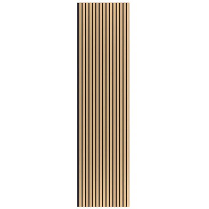 Panel Acústico Listones de Madera Enchapado Freijo