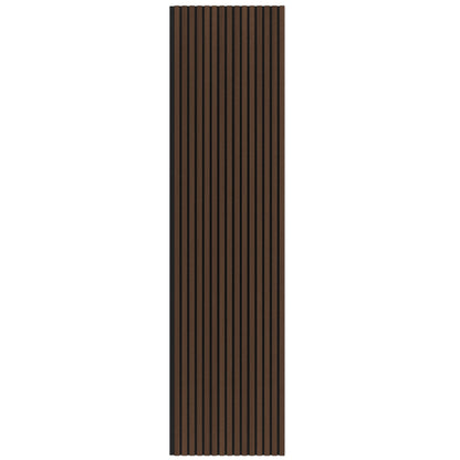 Panel Acústico Listones de Madera Enchapado Wenge