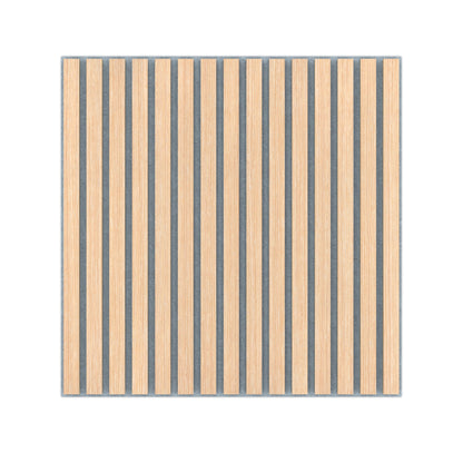 Panel Acústico Listones de Madera Enchapado Patina Blanca 1,44 m²