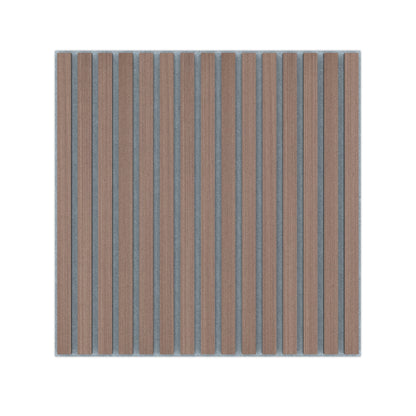 Panel Acústico Listones de Madera Enchapado Wenge 1,44 m²