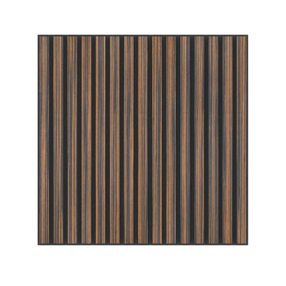 Panel Acústico Listones de Madera Enchapado Ébano 1,44 m²