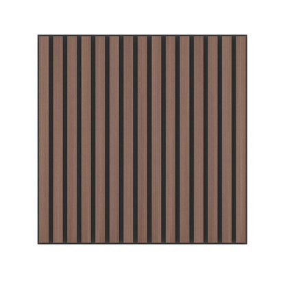 Panel Acústico Listones de Madera Enchapado Wenge 1,44 m²